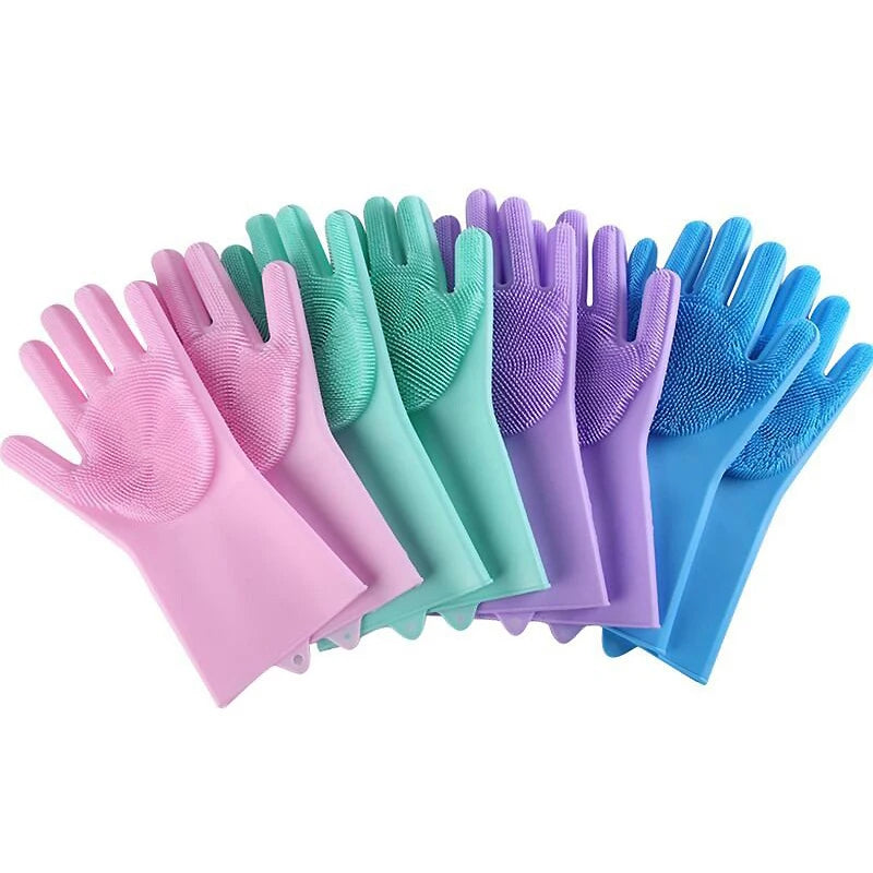 Pet Bathing Gloves - Scratch proof