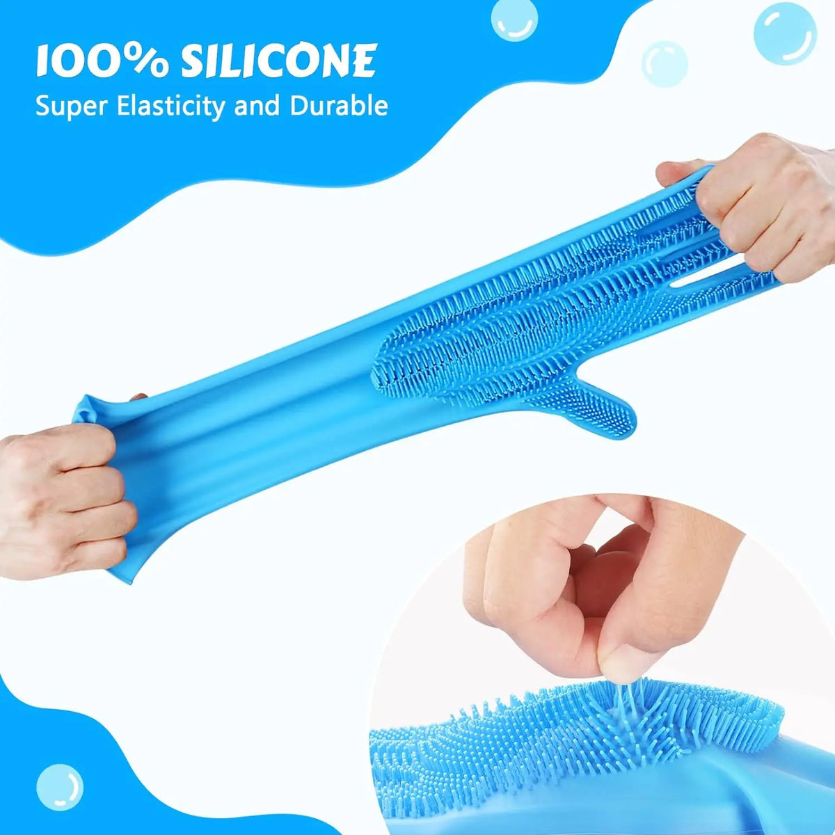 Pet Bathing Gloves - Scratch proof