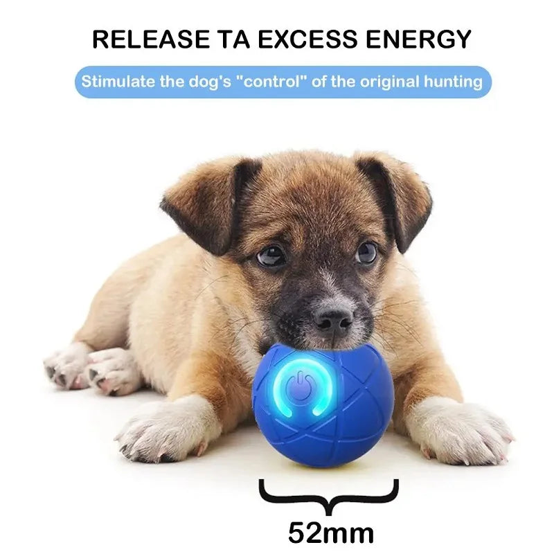 Interactive Rolling/Jumping Dog Toy - Imitates Hunting (Rechargeable)